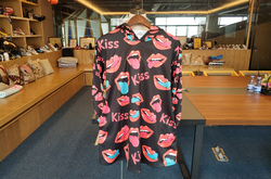 Women's All Over Print Hoodie Mini Dress(Model H27)