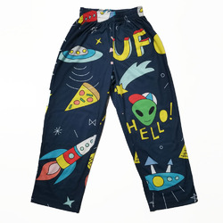 Big Girls' V-Neck Long Sleeve Pajama Set (Model Sets 02)