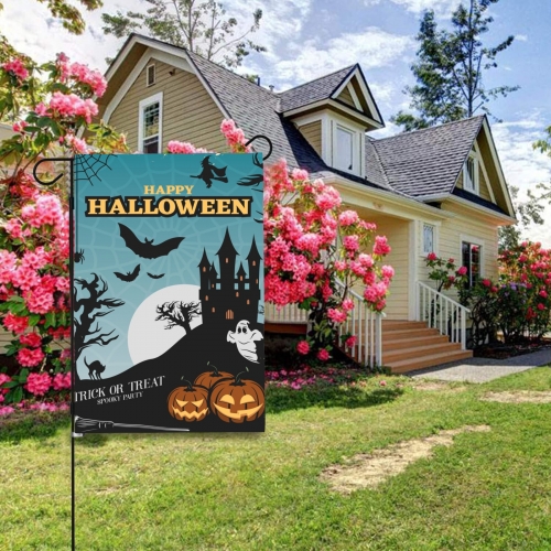 Linen Garden Flag 12" x 18" (Two Sides with Different Printing)(Made in Queens)