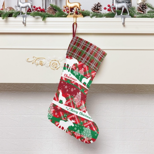 Sequin Christmas Stocking(Made in Queens)