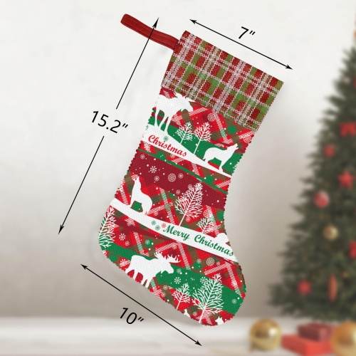 Sequin Christmas Stocking(Made in Queens)