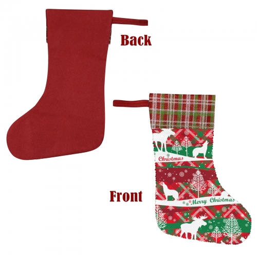 Sequin Christmas Stocking(Made in Queens)