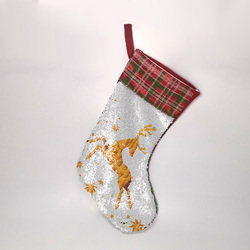 Sequin Christmas Stocking(Made in Queens)