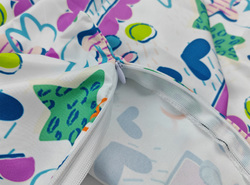 Throw Pillow Cover 18"x 18" (Twin Sides) (Set of 2)