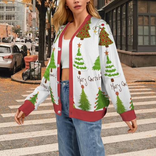 Custom Women's Cardigan (Model H73)