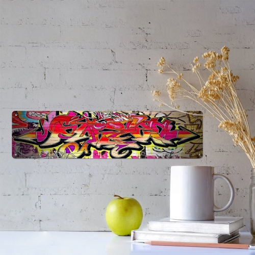 Aluminum Sign – 10×40 cm (Made in USA)