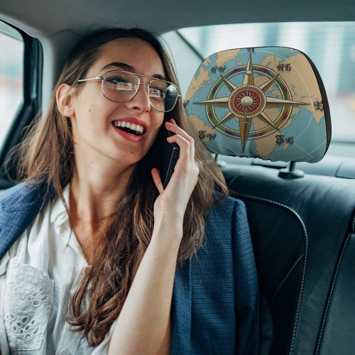 Car Seat Headrest Cover (Single or Pair)