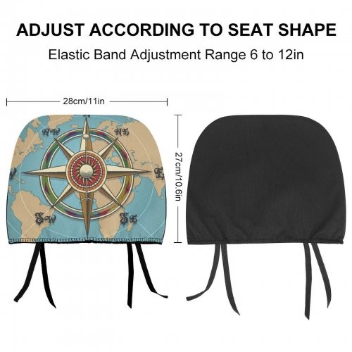 Car Seat Headrest Cover (Single or Pair)