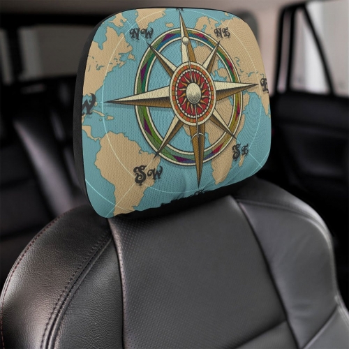 Car Seat Headrest Cover (Single or Pair)