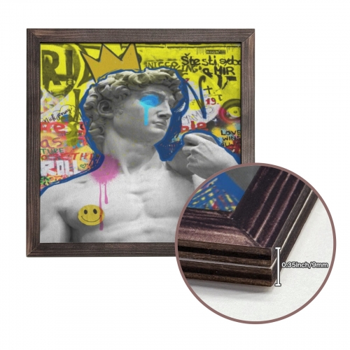 Square Wooden Photo Frame(Made in Queens)