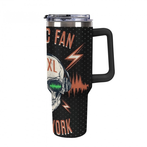 40oz Tumbler with Multi-Color Top Handle