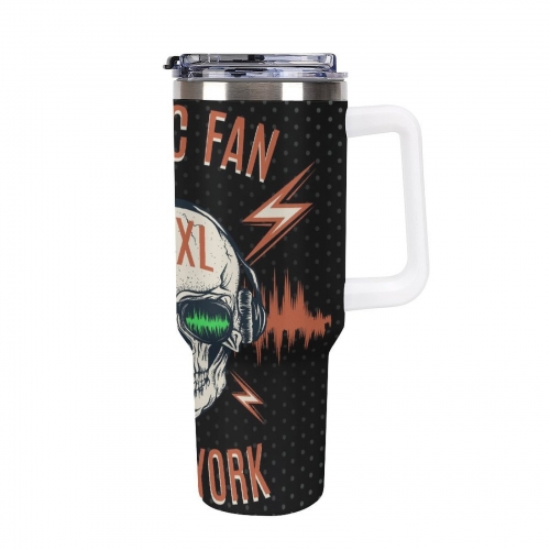 40oz Tumbler with Multi-Color Top Handle