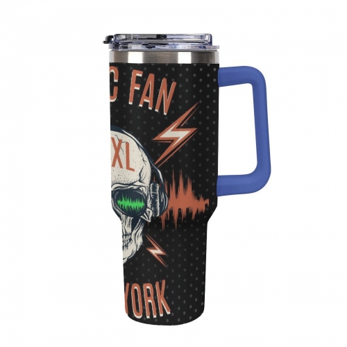 40oz Tumbler with Multi-Color Top Handle
