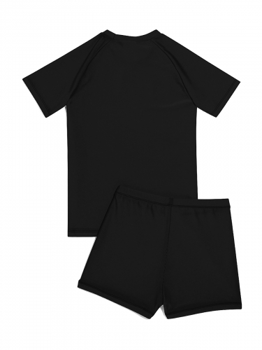 Kid's Short Sleeve Swimsuit Set (Made in USA）
