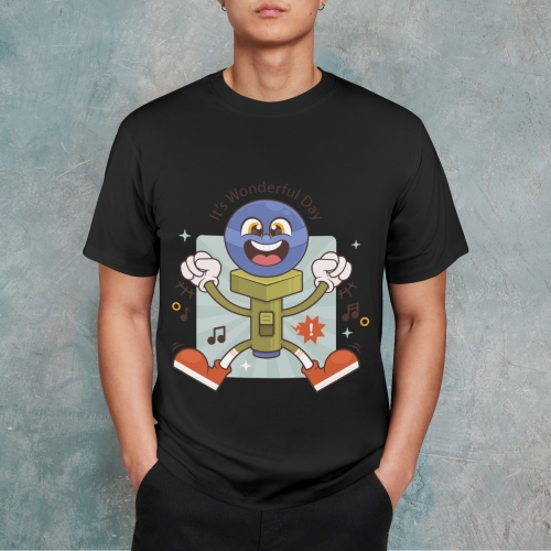 Unisex Cotton T-Shirt (Front Printing)(Made in Japan)