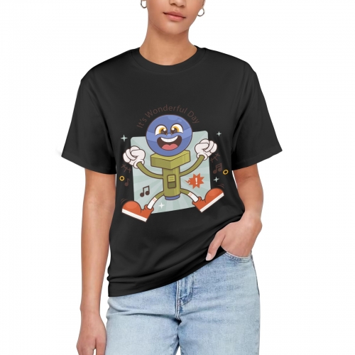 Unisex Cotton T-Shirt (Front Printing)(Made in Japan)