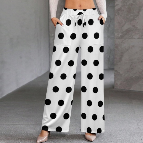 All-Over Print Women’s Wide-Leg Pants
