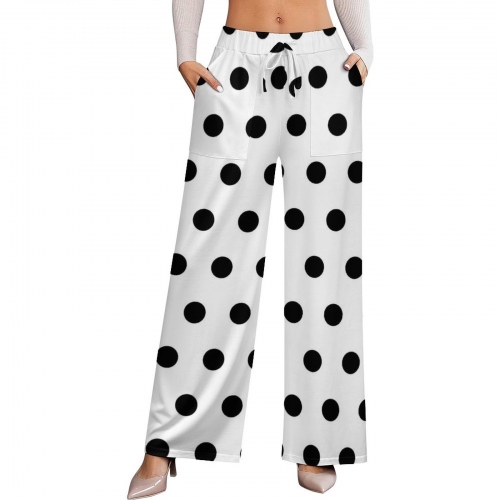 All-Over Print Women’s Wide-Leg Pants