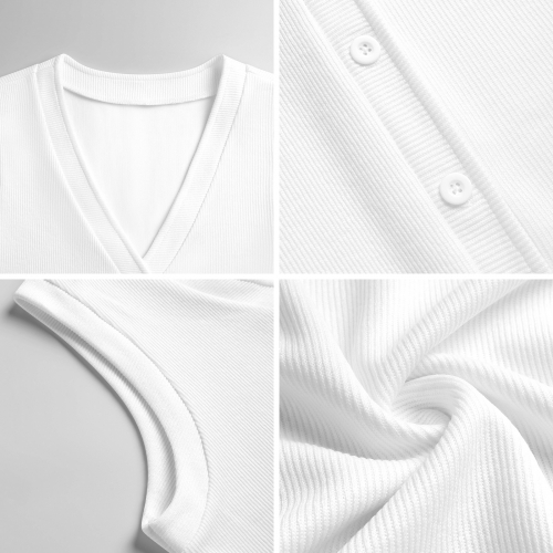 Women's Sleeveless Cardigan