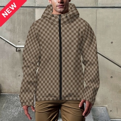 Men's Hooded Windbreaker Jacket
