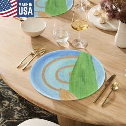 Custom Round Placemat (4 PCS) (Made in USA)