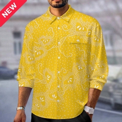 Men's Long Sleeve Flap Pocket Shirt