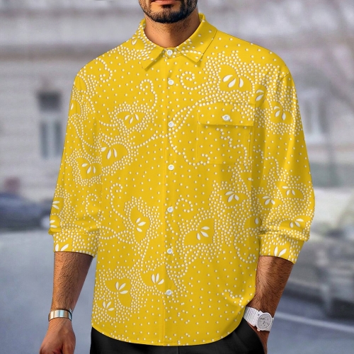 Men's Long Sleeve Flap Pocket Shirt