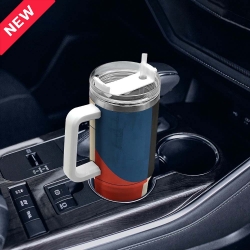 40 oz Stainless Steel Tumbler with Handle (Made in USA)