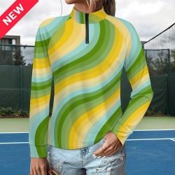 Women's Long Sleeve 1/4 Zip Quick Dry Shirt