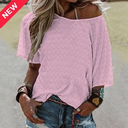 Women’s Loose Off-Shoulder T-Shirt
